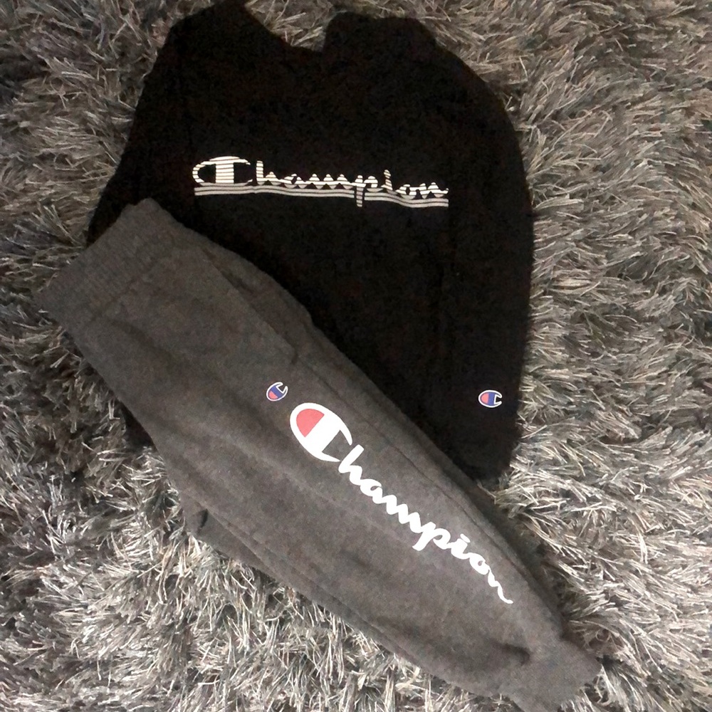 4T Champion track suit.